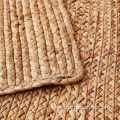 Natural fiber water Hyacinth Woven braided rugs carpet